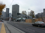 Seattle streetcar - more construction sites on Westlake Avenue