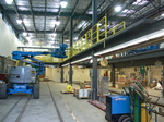 Seattle streetcar - inside the maintenance facility