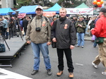 Seattle streetcar - Two Inekon's servicemen from the factory. The Grand Opening Day.