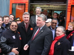 Seattle Mayor Greg Nickels and Council Member Jan Drago