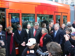 Seattle streetcar - inaugural ride.