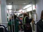 Seattle streetcar - inside streetcar.