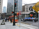 Seattle streetcar meets the monorail.