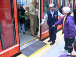 Seattle streetcar - the wheelchair ramp.